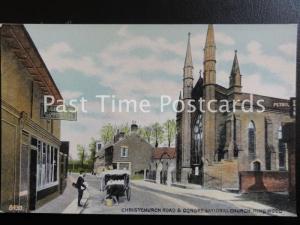 c1909 - Ringwood - Christchurch Road & Congregation Church - showing tea, coffee