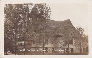 Wisconsin Baldwin Dutch Reformed Church Real Photo RPPC