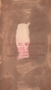 1880s-90s Domestic Sewing Machine Centre St. Music Store Pianos Organs