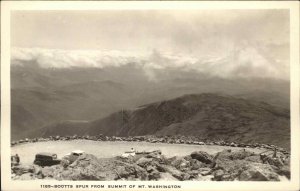White Mountains Mt. Washington Boots Spur Shorey 1185 Real Photo Postcard