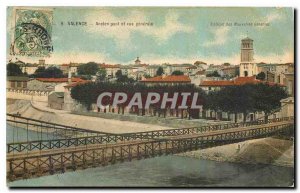 Old Postcard Valencia Old Bridge and general view