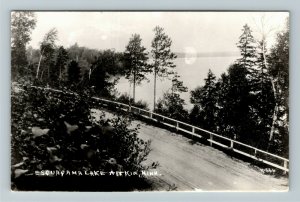 RPPC Aitkin MN-Minnesota, Esquagama Lake, Real Photo Postcard