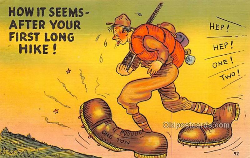 Big Feet Military Comic Unused 