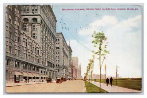 Buildings Along Michigan Avenue Chicago Illinois IL DB Postcard Y5