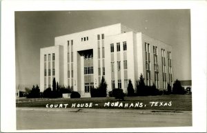 RPPC Court House Monahans Texas TX Unused  UNP Postcard