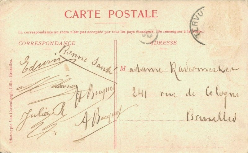 Artist Signed Lady with a Big Scarf B46