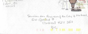 Entier Postal Stationery Postal Canada Montreal Balance Dayton