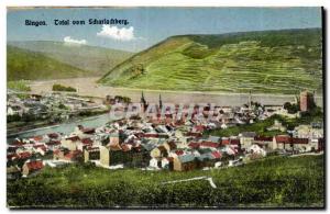 Old Postcard Bingen Total vom Schariachberg