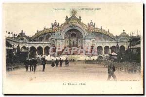 Old Postcard Chateau d & # 1900 Paris Universal Exposition 39eau