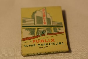 Publix Super Markets 20 Strike Matchbook