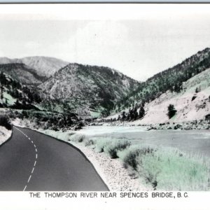 c1940s B.C. Trans-Canada Highway Thompson River near Spences Bridge Photo A138