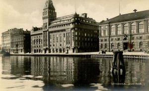 Sweden -   Stockholm.   Strand Hotel    RPPC