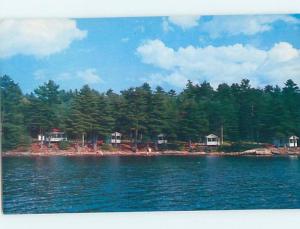 Pre-1980 CABIN SCENE North Edgecomb Maine ME c3971-12