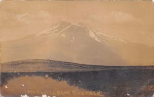 GAZELLE CALIFORNIA VIEW OF MOUNT SHASTA REAL PHOTO POSTCARD 1910s