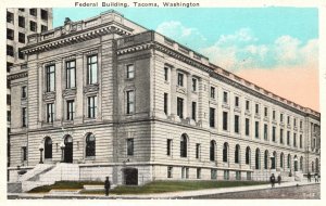 Vintage Postcard Federal Building Historical Landmark Tacoma Washington PNC Pub.