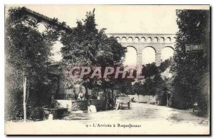 Old Postcard The Arrival in Roquefavour