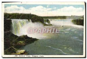  Vintage Postcard General view the Niagara Falls