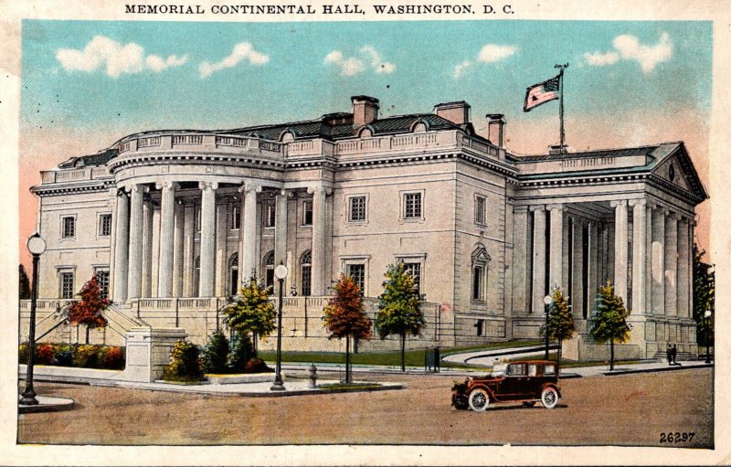 Washington D C Memorial Continental hall