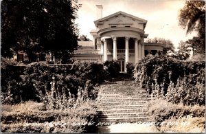 Real Photo Postcard In the Garden Home of Arbor Day Nebraska City~137987