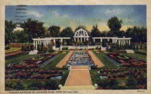 Sunken Gardens in Lakeside Park - Fort Wayne, Indiana IN