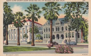 SAN JOSE, California, 30-40s; Santa Clara County Court House And Hall Of Records