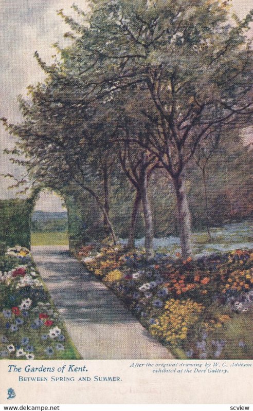 The Gardens Of Kent, Between Spring And Summer, 1900-1910s; TUCK 6237