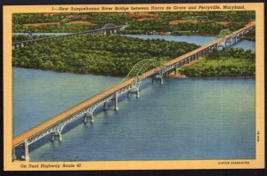 Maryland Havre de Grace and Perryville New Susquehanna River Bridge - LINEN