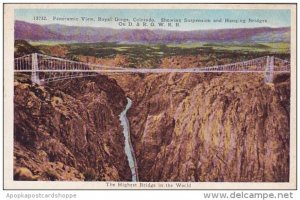 Colorado Royal Gorge Panoramic View