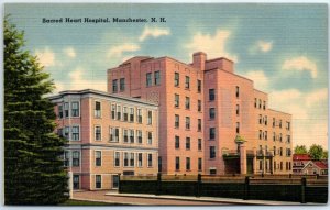 Postcard - Sacred Heart Hospital - Manchester, New Hampshire