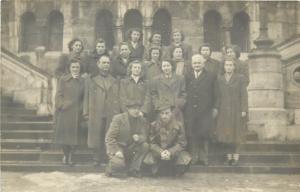 Photo postcard Romania-Hungary social history Nagyvarad (Oradea) ?