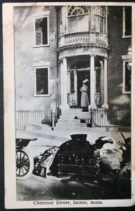 Mint Vintage Chestnut Street Salem Massachusetts Real Photo Postcard RPPC