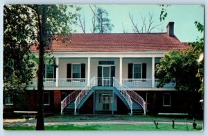 Natchez Mississippi MS Postcard Cherry Grove Plantation Home Kingston Road c1967