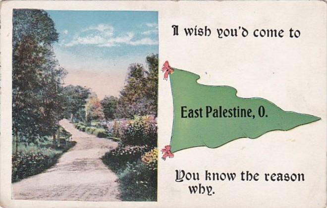 Pennant Series I Wish You'd Come To East Palestine Ohio