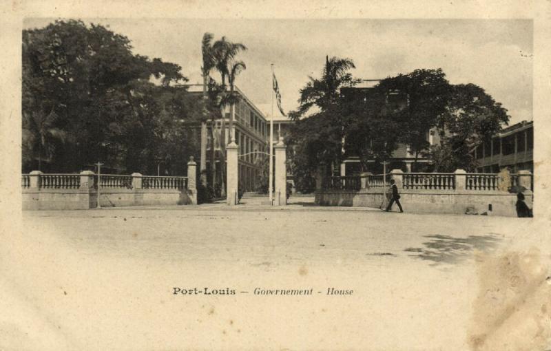 mauritius, PORT-LOUIS, Governement House (1899)