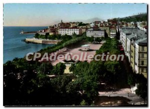 Postcard Modern Bastia Place St Nicolas