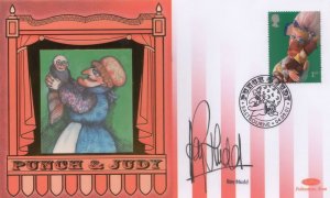 Roy Hudd Benham Hand Signed Coronation Street Punch & Judy FDC