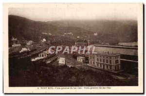 Old Postcard Spain Espana Spain Port Bou Vista general de las lives