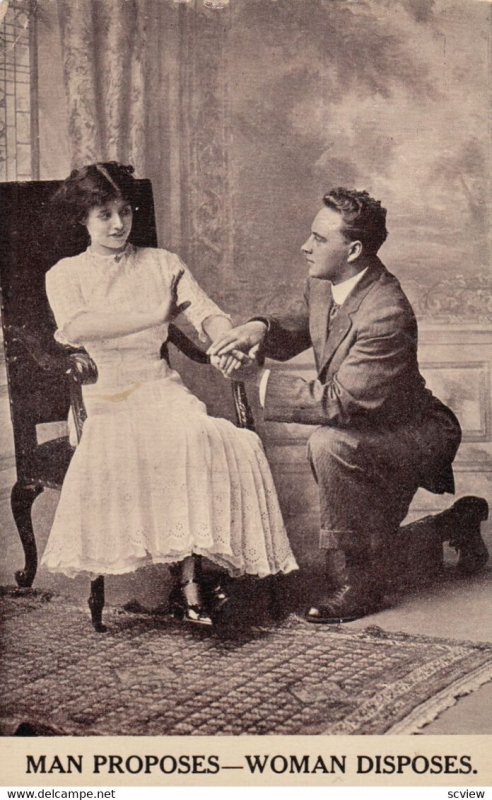 Man Proposes - Woman Disposes , 1913
