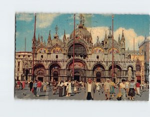 Postcard The Church of St. Mark Venice Italy