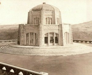 C.1910 Vista House Closeup View RPPC Real Photo Vintage Postcard P110