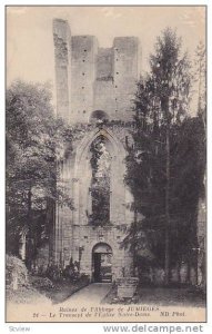 Ruines de l'Abbaye de JUMIEGES, Le Transept de l'Eglise Notre-Dame, Seine Mar...