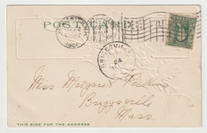 Christmas Greetings - Post Marked December 1906