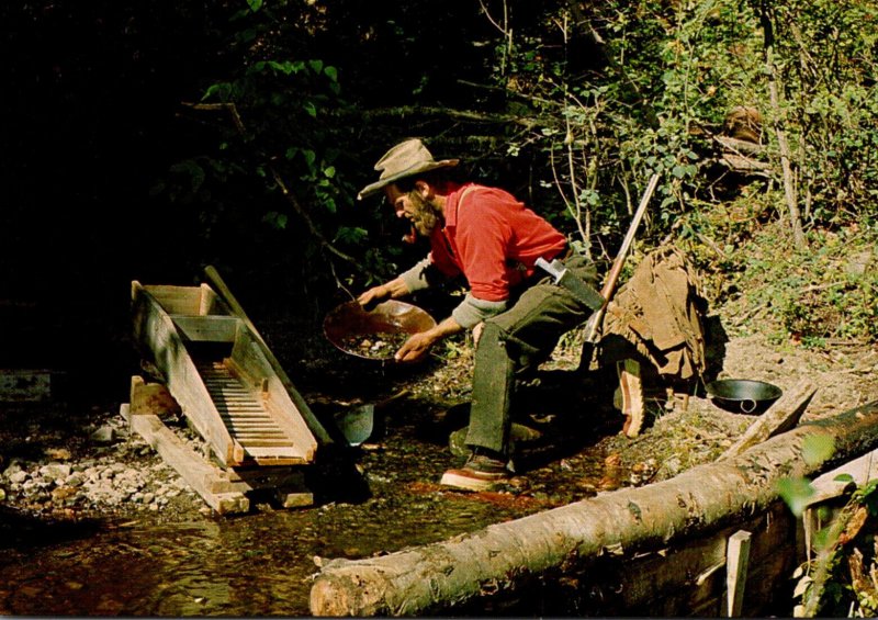 Propector Gold Panning British Columbia Canada