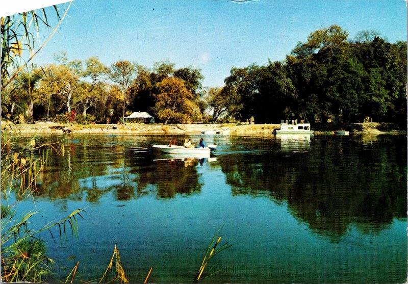 Shakawe Fishing Camp Okavango River Botswana Postcard used 1973