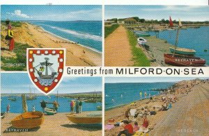 Hampshire Postcard - Greetings from Milford-on-Sea   ZZ488