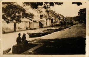 PC CPA BATAVIA real photo postcard INDONESIA (a16530)