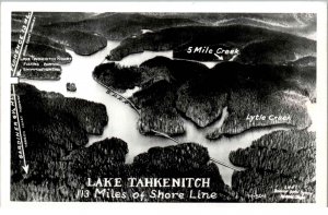 RPPC - Oregon Coastline - Lake Tahkenitch - 113 Miles shore line - c1920