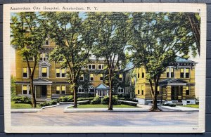 Vintage Postcard 1930-1945 Amsterdam City Hospital Amsterdam New York