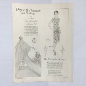 1927 Georges Lapape Drawing Linge De Plage Art Deco Fashion Dress W H Companion 