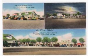 La Vista Motel US 60 Clovis New Mexico postcard